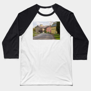 Amish street scene Baseball T-Shirt